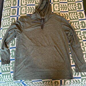 Lululemon Soft Jersey Pullover Hoodie XL Heathered Green